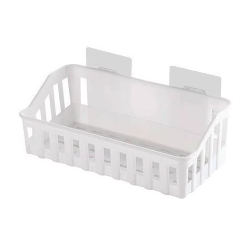 3 Colors Bathroom Shelf Organizer Bathroom Toilet Super Glue Storage Basket Practical Kitchen Bathroom Accessories Wholesale