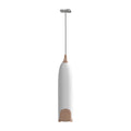 Electric Milk Frother and Whisk Mixer for Coffee, Cappuccino, and Creamy Beverages