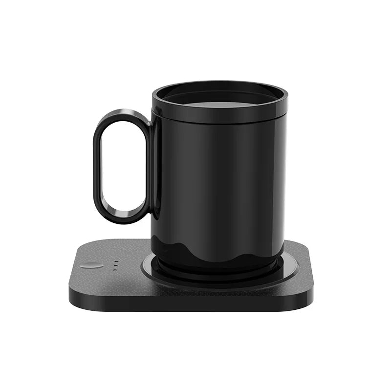 USB Cup Warmer Coffee Milk Tea Water Mug Heater Temperature Adjustable Heating Coaster for Home Office Winter Automatic Heating