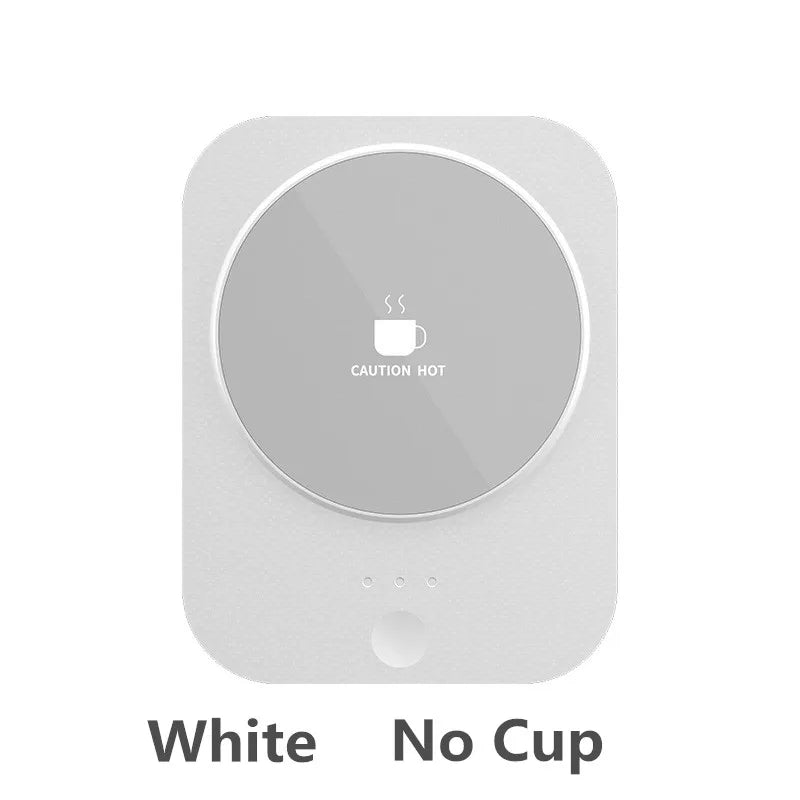 USB Cup Warmer Coffee Milk Tea Water Mug Heater Temperature Adjustable Heating Coaster for Home Office Winter Automatic Heating
