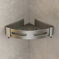 Bathroom Shelf Corner Space Aluminum Bathroom Triangle Basket Shower Room Storage Rack Wall Mounted