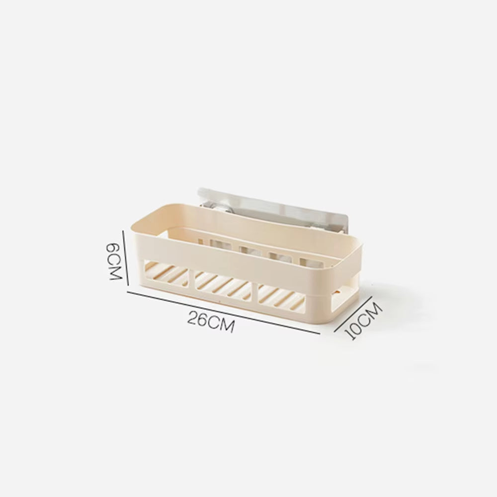 3 Colors Bathroom Shelf Organizer Bathroom Toilet Super Glue Storage Basket Practical Kitchen Bathroom Accessories Wholesale
