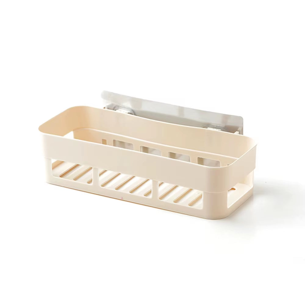 3 Colors Bathroom Shelf Organizer Bathroom Toilet Super Glue Storage Basket Practical Kitchen Bathroom Accessories Wholesale