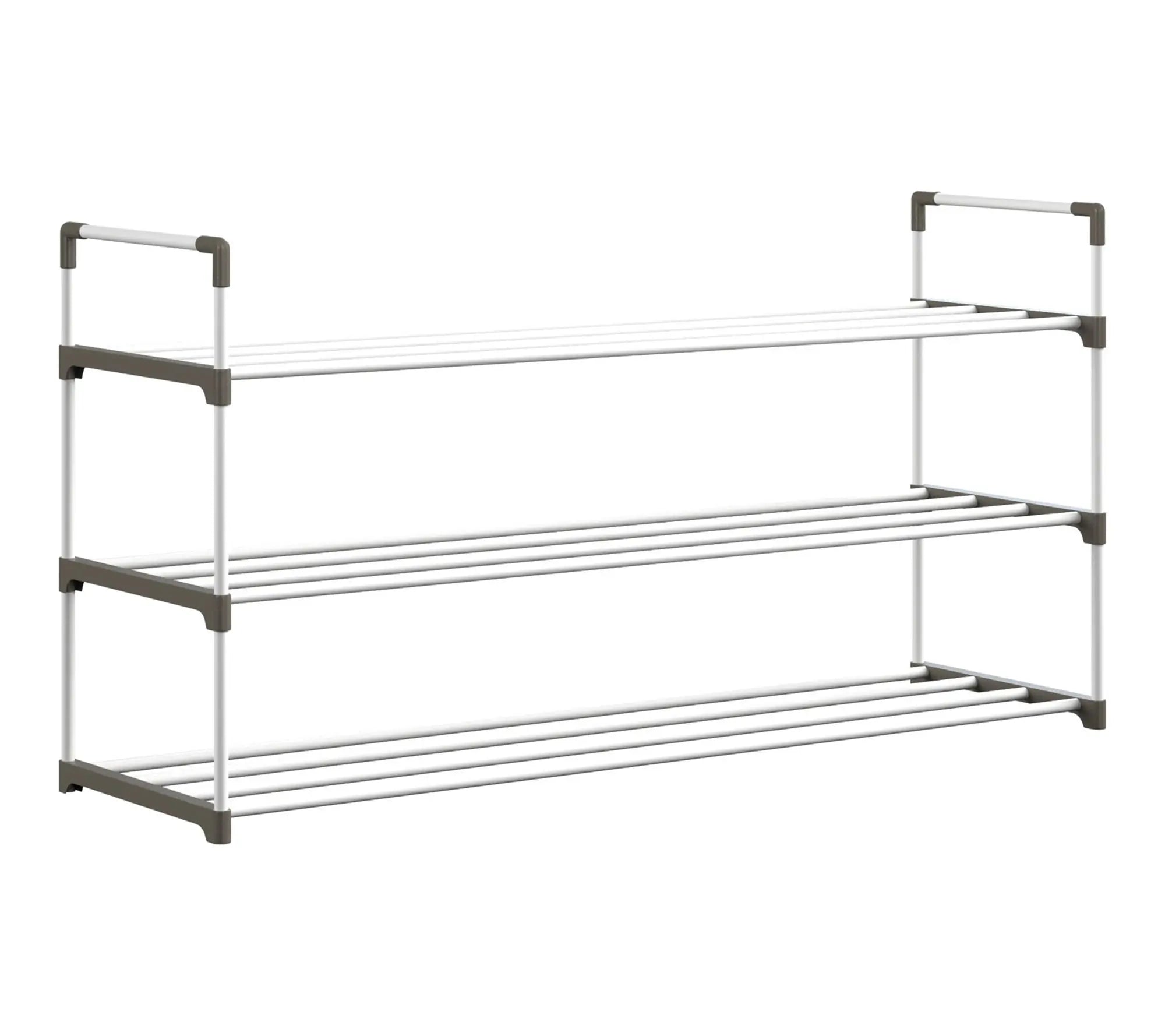 Home-Complete Shoe Storage Rack 3-Tier Shoe Organizer