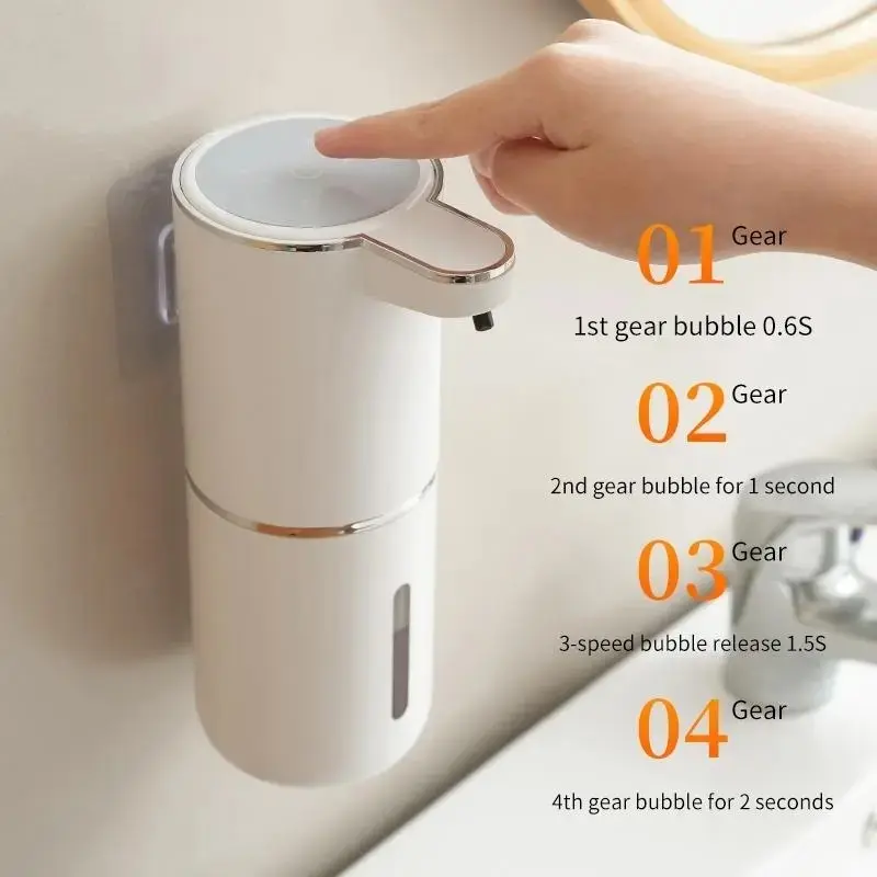 Automatic Foam Soap Dispenser – Wall-Mount, Touchless, USB Rechargeable
