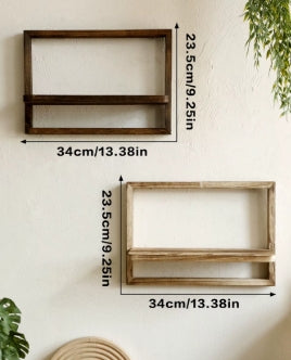 Repisa Flotante de Madera Rústica LFL Home – Carácter y Funcionalidad en tu Pared
