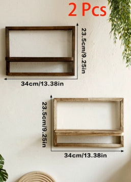 Repisa Flotante de Madera Rústica LFL Home – Carácter y Funcionalidad en tu Pared