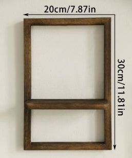 Repisa Flotante de Madera Rústica LFL Home – Carácter y Funcionalidad en tu Pared