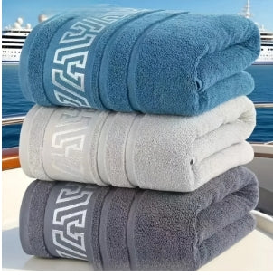 Luxury Microfiber Towel Set – 3 Pieces, Quick-Dry & Ultra Soft
