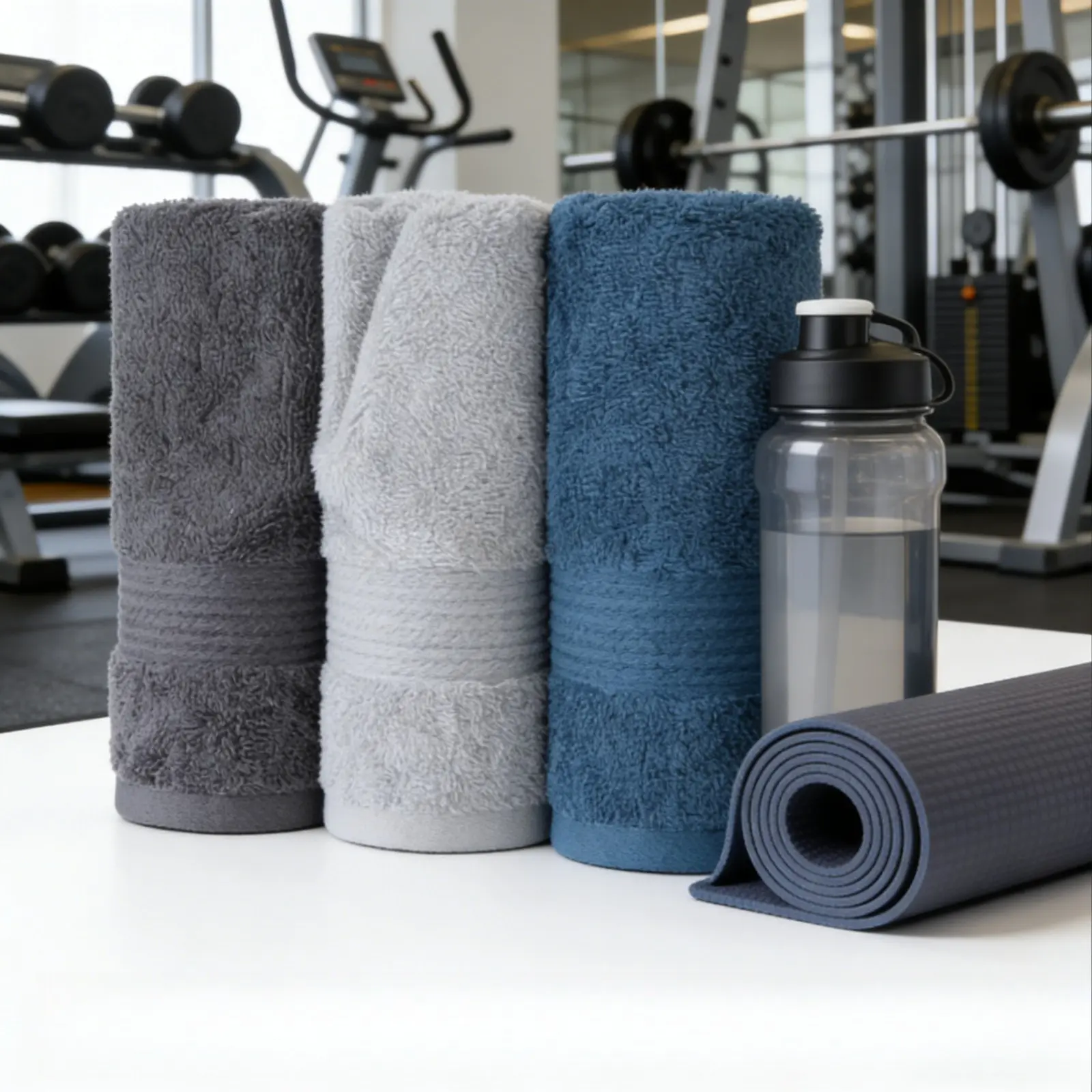 Luxury Microfiber Towel Set – 3 Pieces, Quick-Dry & Ultra Soft