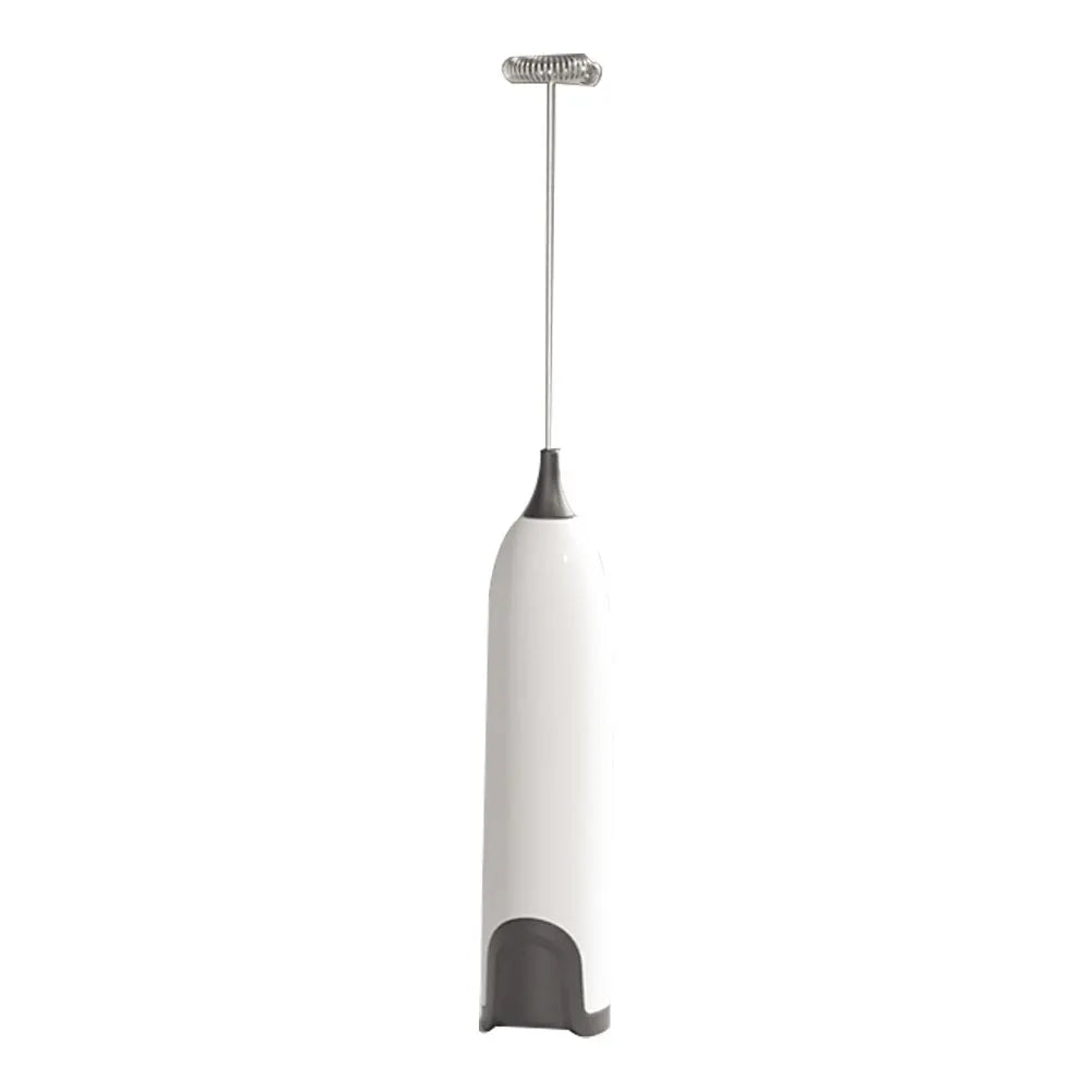 Electric Milk Frother and Whisk Mixer for Coffee, Cappuccino, and Creamy Beverages