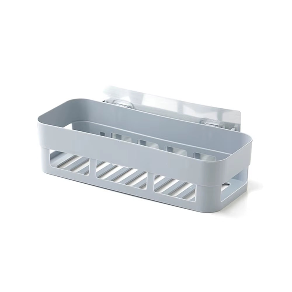 3 Colors Bathroom Shelf Organizer Bathroom Toilet Super Glue Storage Basket Practical Kitchen Bathroom Accessories Wholesale