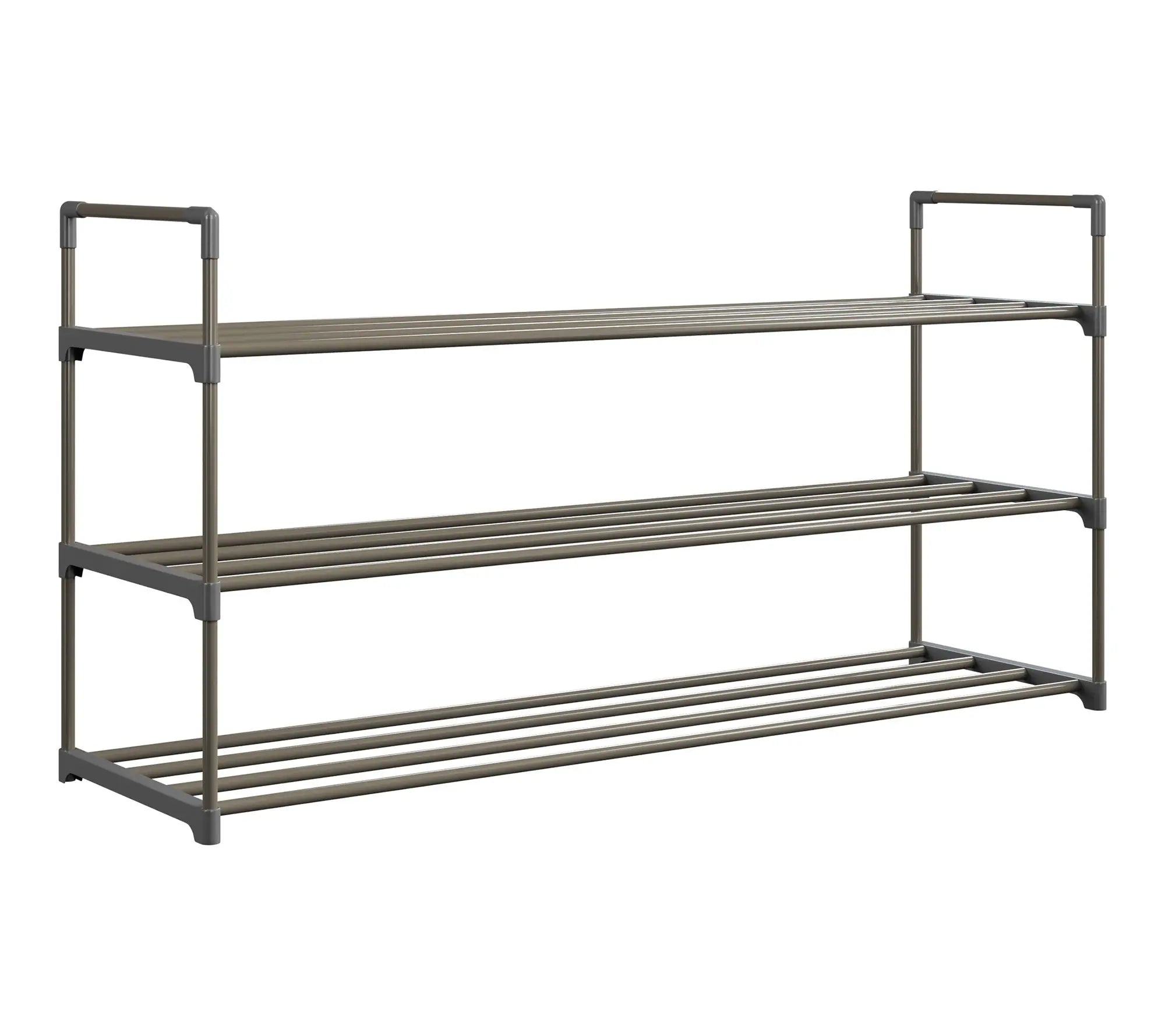 Home-Complete Shoe Storage Rack 3-Tier Shoe Organizer