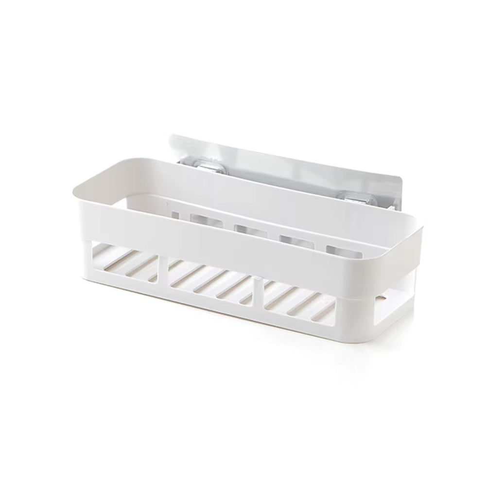 3 Colors Bathroom Shelf Organizer Bathroom Toilet Super Glue Storage Basket Practical Kitchen Bathroom Accessories Wholesale